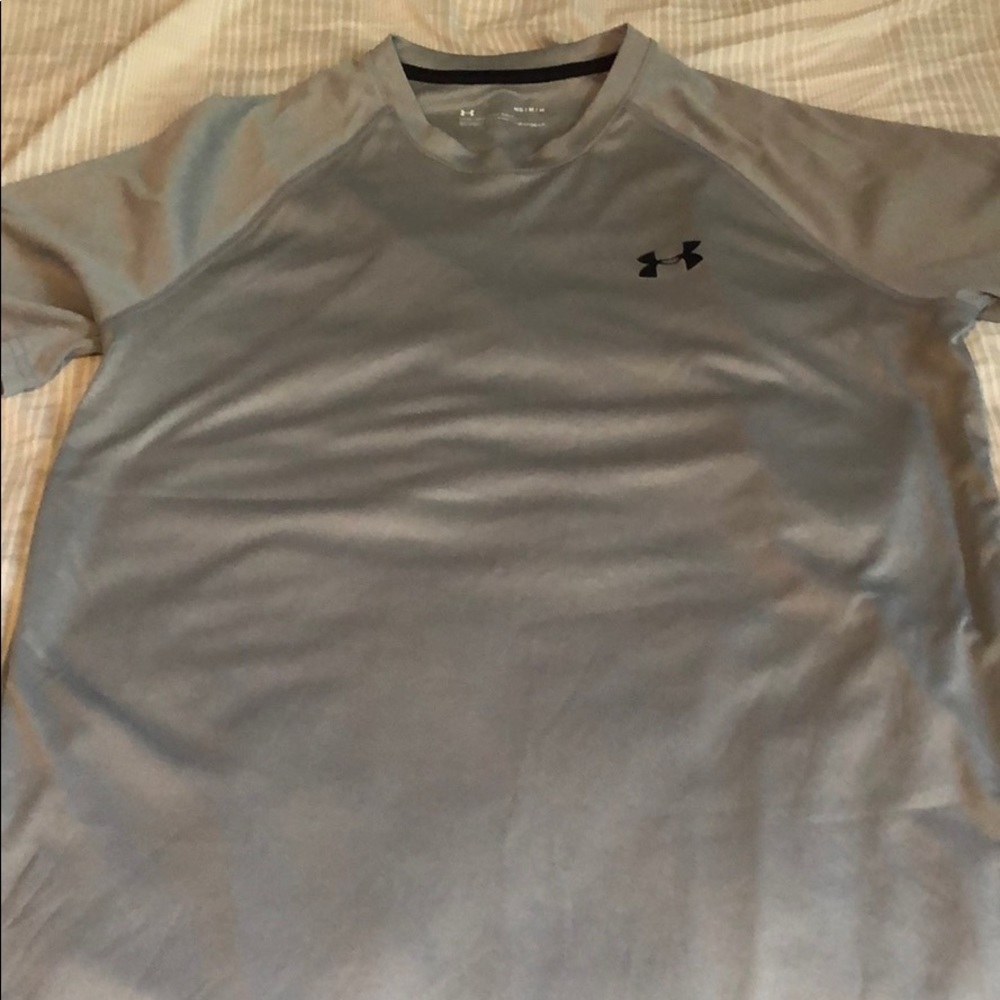 Grey under armor heat gear